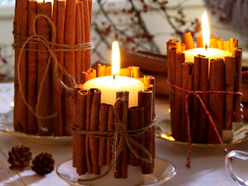 декоративные свечи своими руками из подручных материалов 5
