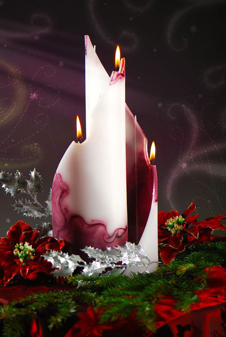 красивые декоративные свечи своими руками 3