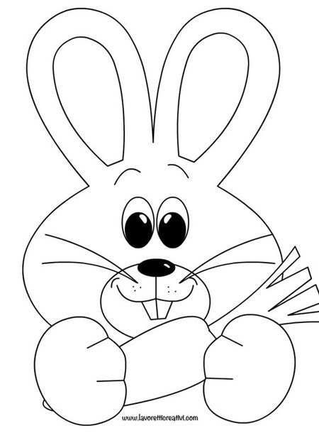 Легкие и красивые рисунки кролика для срисовки для детей 10