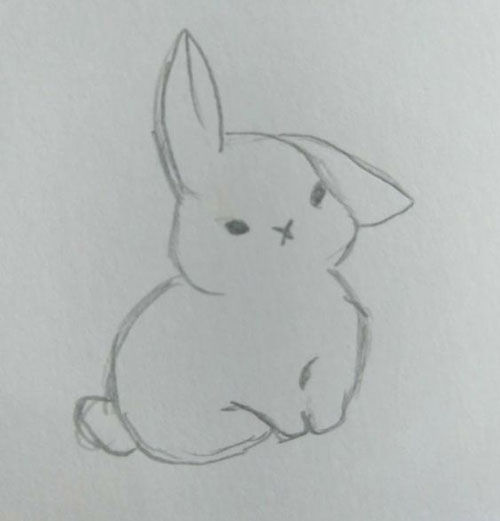 детские рисунки кроликов для срисовки 9