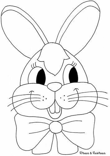 рисунки для срисовки милые кролик 4