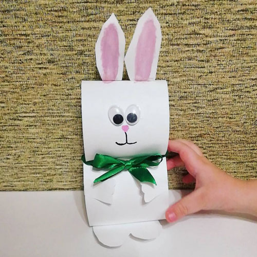 Кролик из бумаги на Новый год 9