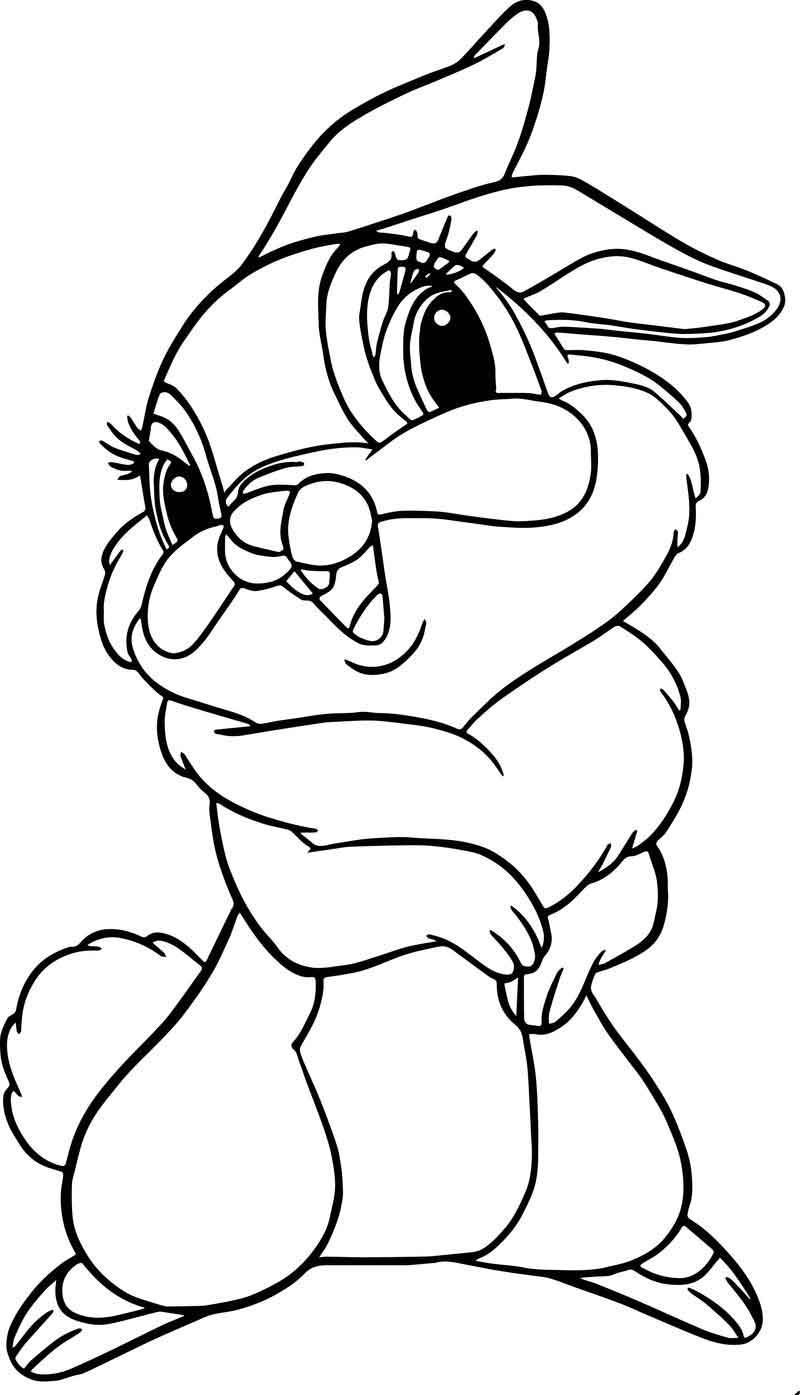кролик на Новый год 2023 раскраска для детей в саду 4