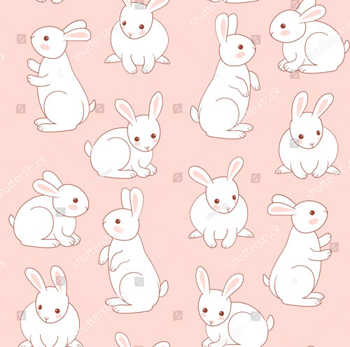 красивые рисунки для срисовки кролики 4
