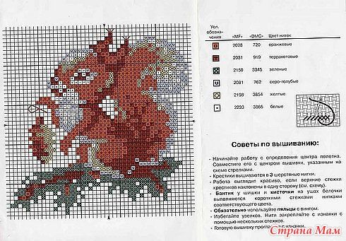 вышивка крестиком новогодняя елка схемы 4