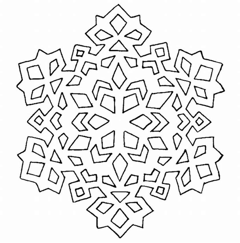 вытынанки снежинки на Новый год для окон из бумаги шаблоны для вырезания 3