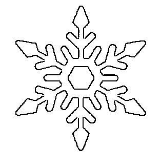 новогодние выкройки снежинок из фетра шаблоны 8