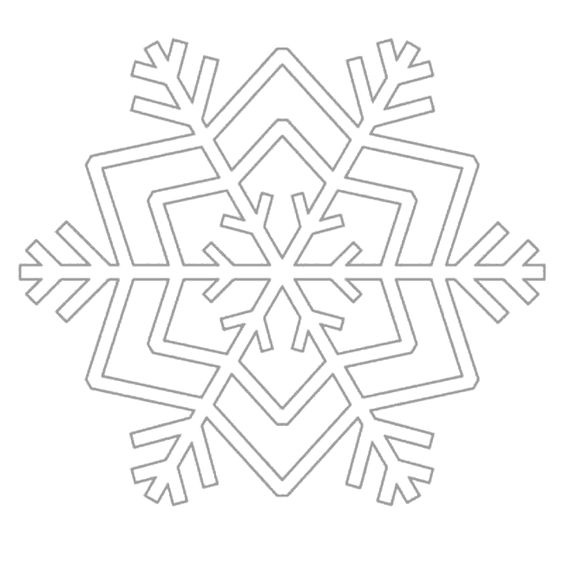 новогодние выкройки снежинок из фетра 4