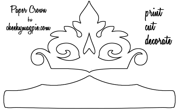 новогодняя корона своими руками из фоамирана шаблон 2