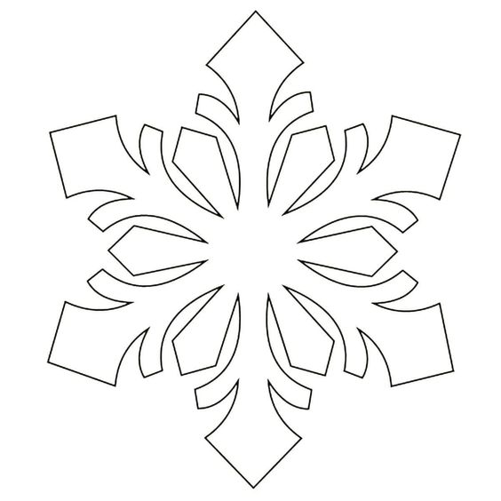 новогодние выкройки снежинок из фетра шаблоны