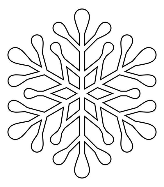 новогодние выкройки снежинок из фетра шаблоны 2