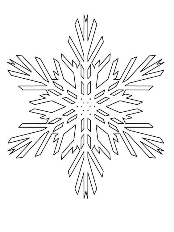 новогодние выкройки снежинок из фетра распечатать 9