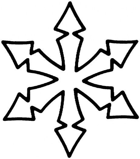 шаблоны снежинок из фетра своими руками 4