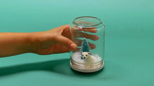сделать снежный шар своими руками в домашних условиях 9