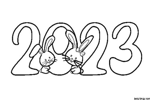 красивые рисунки на новый год 2023 для срисовки 8