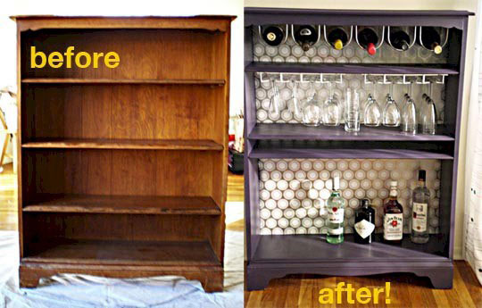 как обновить старый шкаф своими руками фото до и после полированный 5