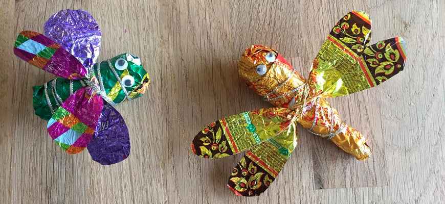 Поделки из фантиков от конфет: корзинки и вазочки | МОРЕ творческих идей для детей