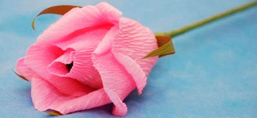 как сделать цветок розы из бумаги своими руками 11
