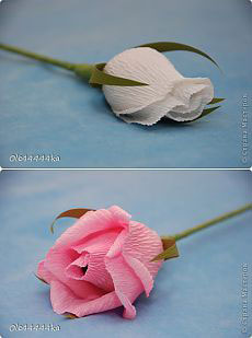 как сделать цветок розы из бумаги своими руками 8