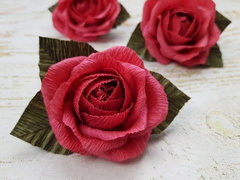 как сделать цветок розы из бумаги своими руками 4