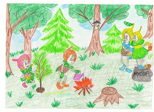 рисунки эколята друзья и защитники природы в садик 5
