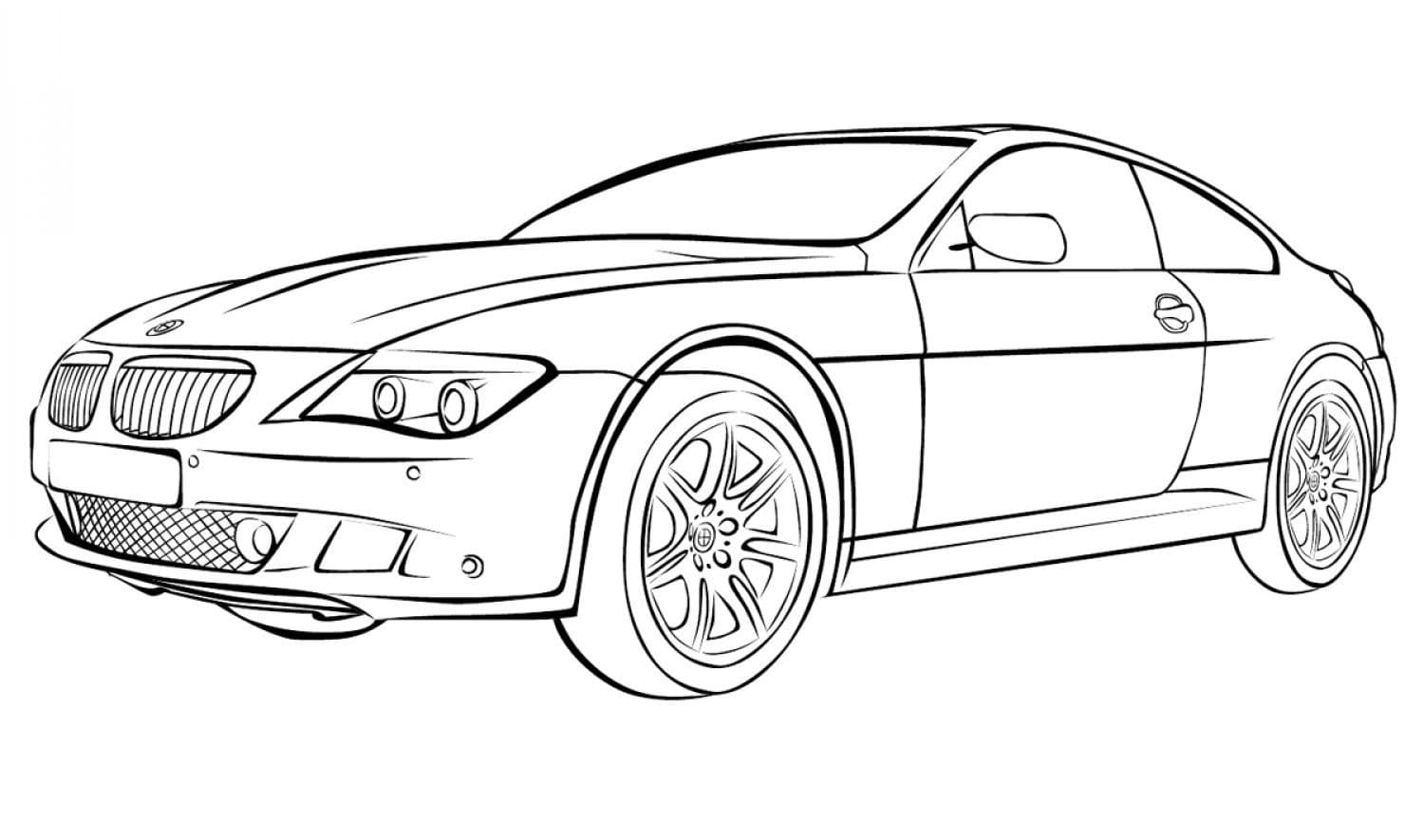 Раскраска BMW m3