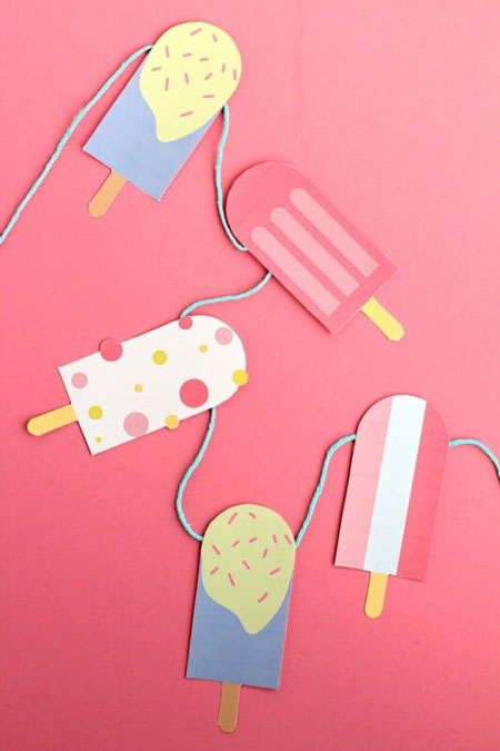 мороженое поделка для детей из бумаги 5