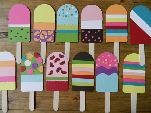 поделки из палочек от мороженого для детей 4