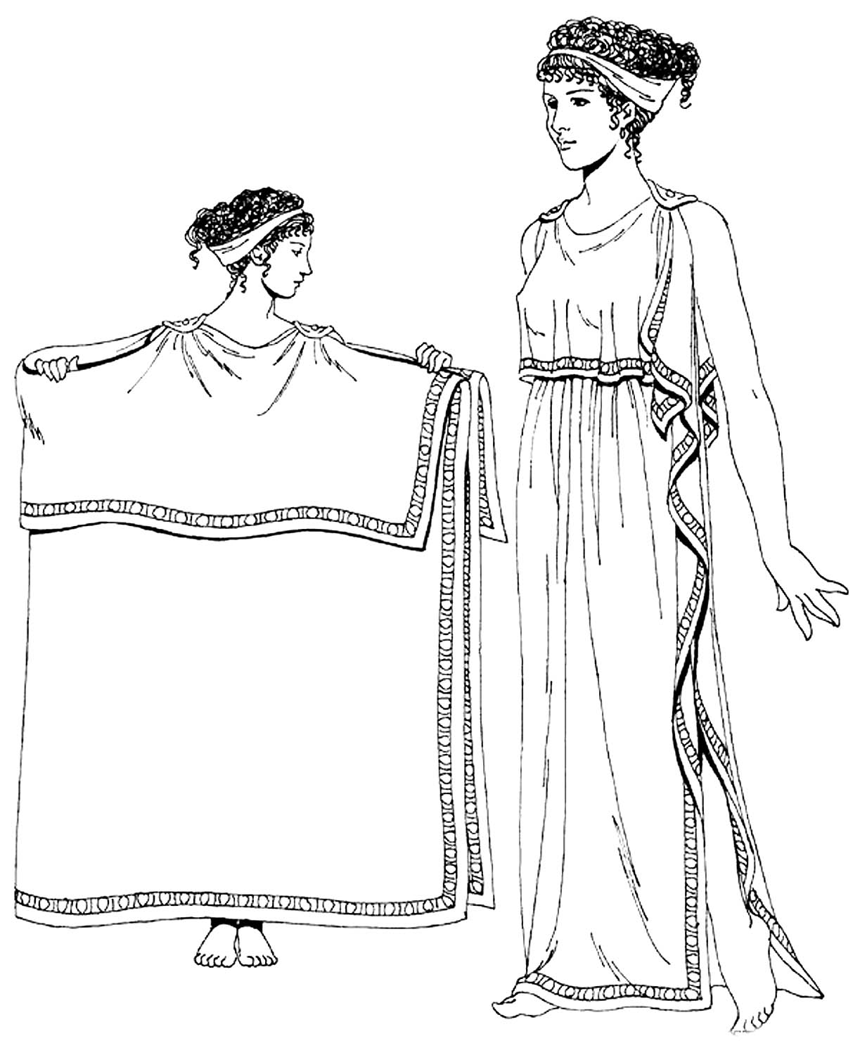 раскраски для детей боги Древней Греции рисунки 6