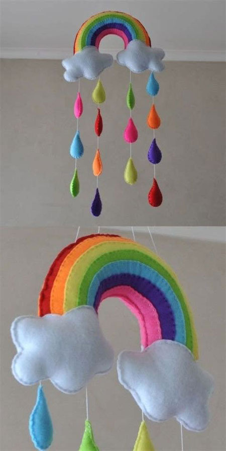 простая поделка радуга для детей в детском саду