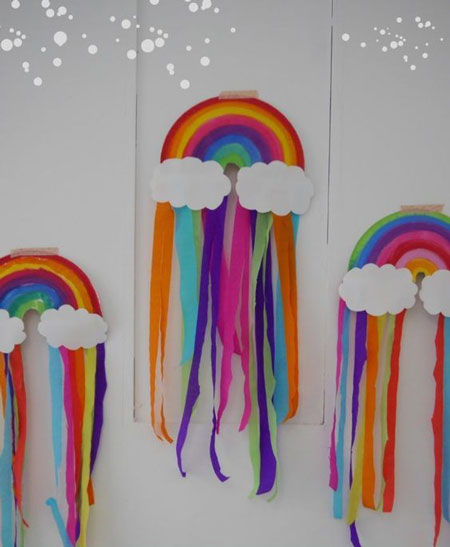 простая поделка радуга для детей в детском саду 5