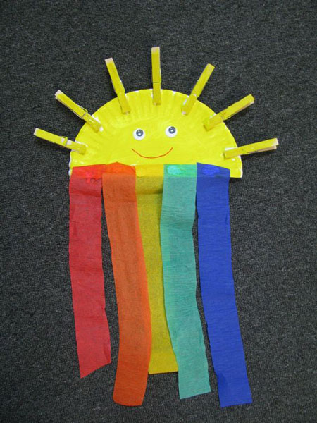 поделка радуга для детей 4-5 лет 7