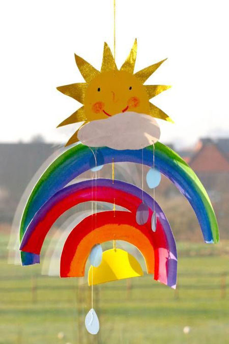 поделка радуга для детей 4-5 лет из бумаги