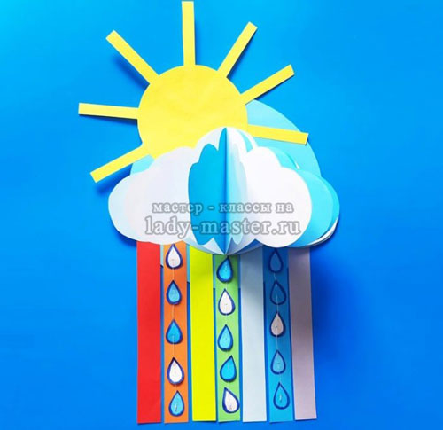 поделка радуга для детей в детском саду подготовительная группа