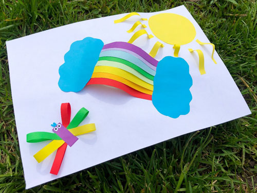 поделка радуга для детей в детском саду подготовительная группа 7