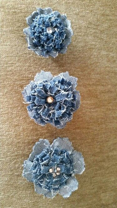 поделки цветы из ткани для украшения платья выкройки 4