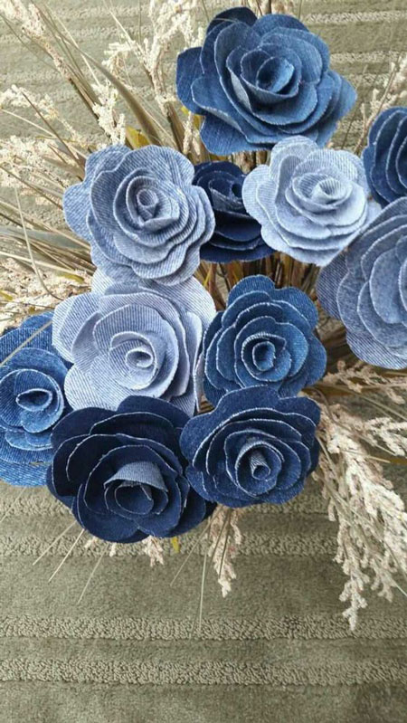 поделки цветы из ткани для украшения платья выкройки 5