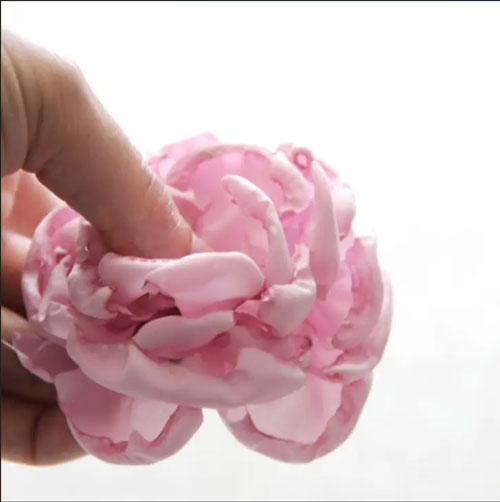 поделки цветы из ткани своими руками пошаговая инструкция 4