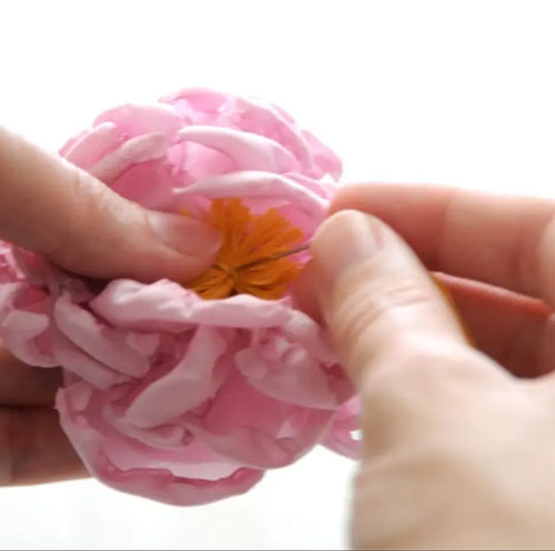 поделки цветы из ткани своими руками пошаговая инструкция 8