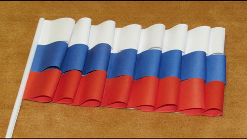Поделки Флаг России 4