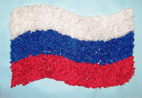 Поделки Флаг России 7