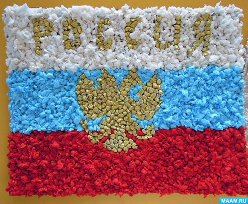 Поделки Флаг России 8