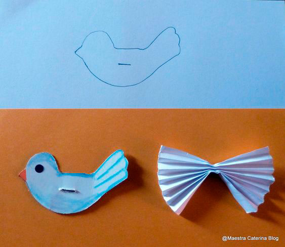 голуби из бумаги пошаговая инструкция 3