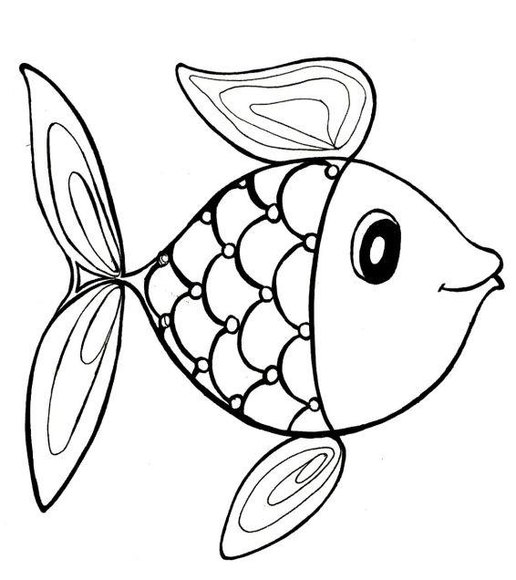 раскраска рыбки в аквариуме для детей 3-4 лет распечатать