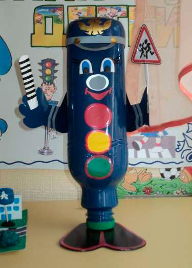 поделка светофор своими руками в школу на конкурс для детей 2