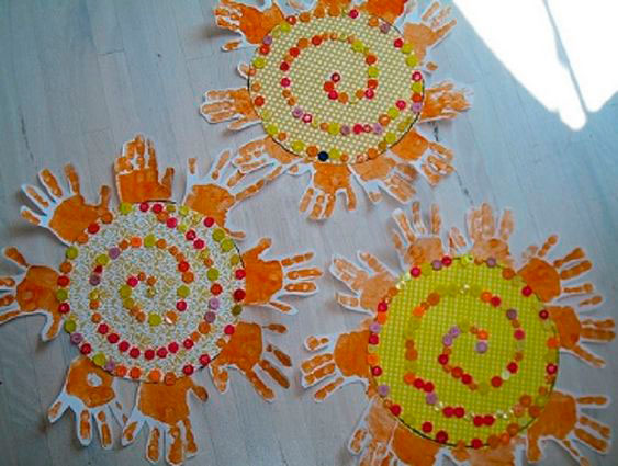 поделка солнышко своими руками для детского сада на масленицу 2