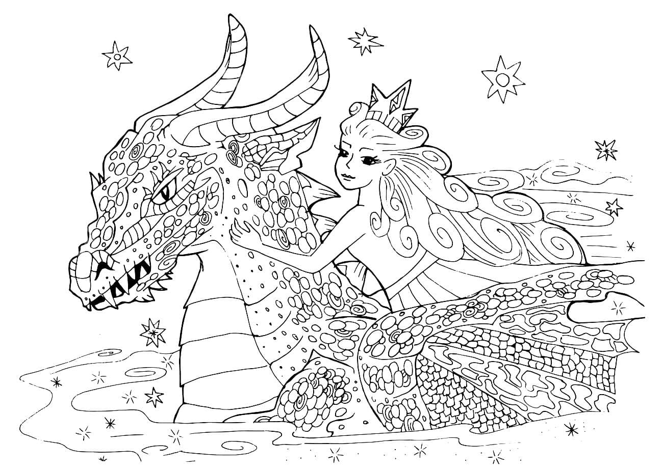 картинки раскраски дракона для детей распечатать бесплатно 7