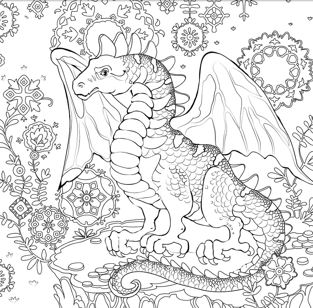 как приручить дракона раскраска для детей распечатать бесплатно 3