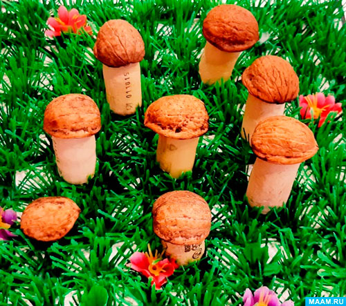 грибы поделки своими руками для сада 10