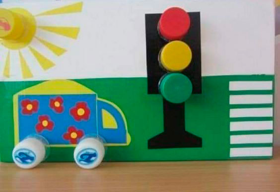 поделки для детей тема правила дорожного движения для детей 4